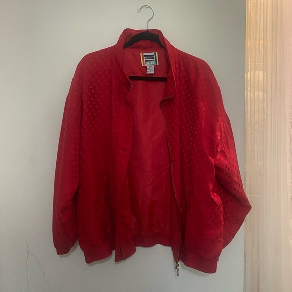 Red Bomber jacket - Picture 2 of 5